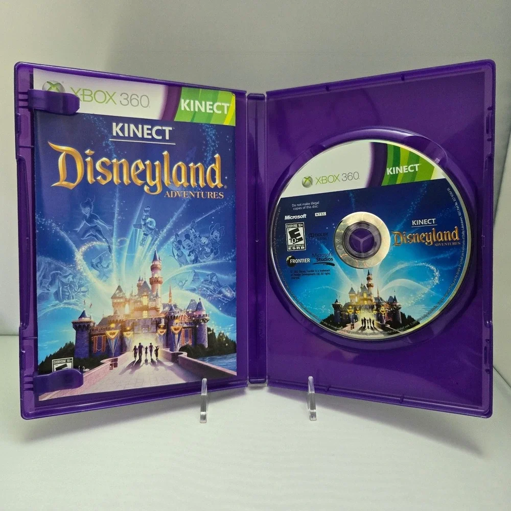 Disneyland Adventures & Kinect Adventures Bundle Xbox 360 - Complete CIB 2 Games